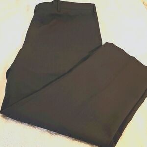ANGELICO 1OO% Wool Mens Dress Pant Button Zip Closure Charcoal Grey Size 42